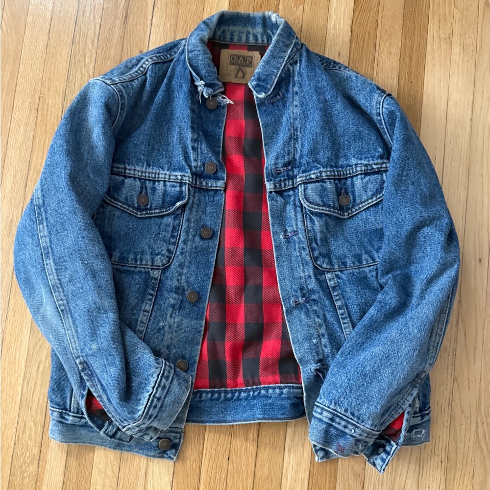 Vintage Gap Lined Jean Jacket